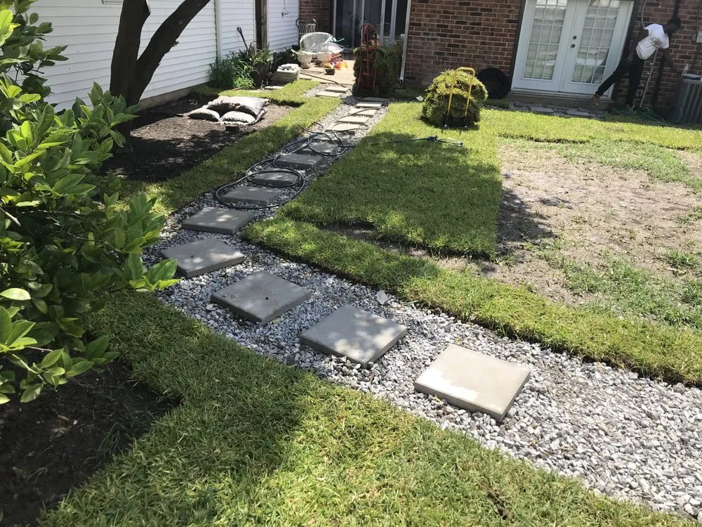 Local lawn mowing service with custom design across New Orleans, LA - Imperial Qualities