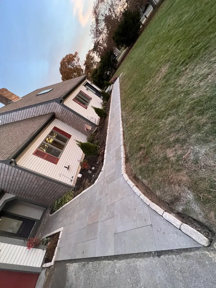 Local landscape installation in Hyannis, MA by Impressive Construction & Landscaping