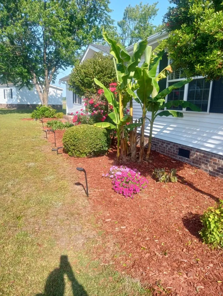 Local outdoor landscaping for homes across Greenville, NC - In A Nick Of Time Landscaping