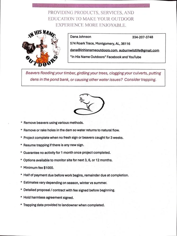 Affordable yard cleanup service in Montgomery, AL by In His Name Outdoors