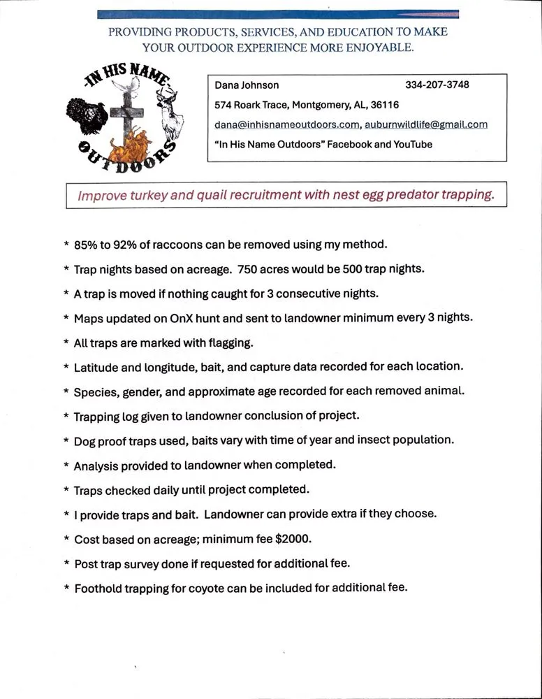 Reliable landscaping services in Montgomery, AL - In His Name Outdoors