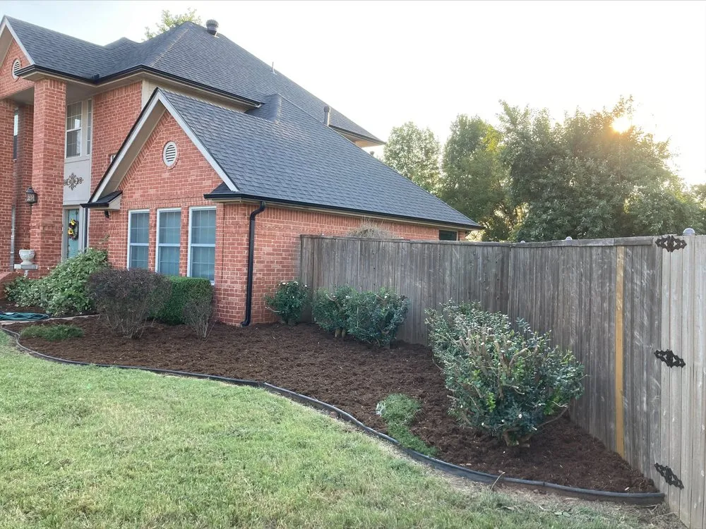 Custom lawn mowing service for outdoor upgrades in Norman, OK by In Season Landscaping