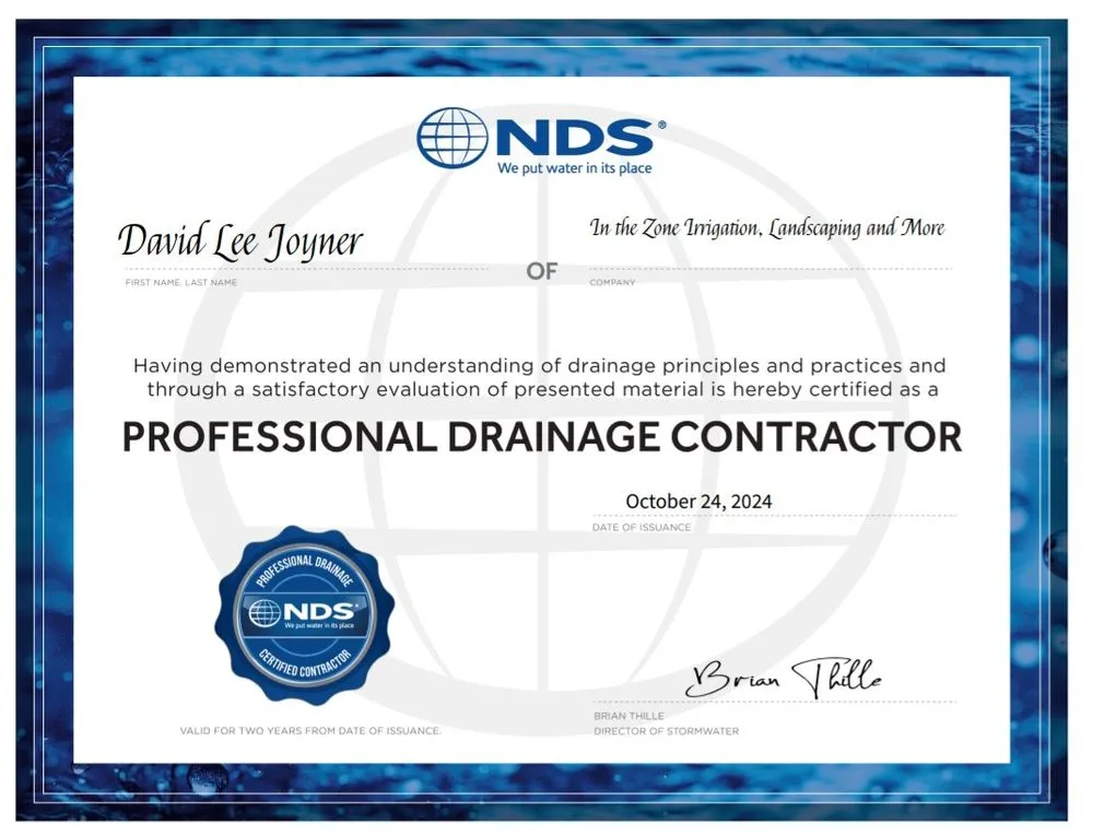 Affordable yard maintenance in North Myrtle Beach, SC by In the Zone Irrigation