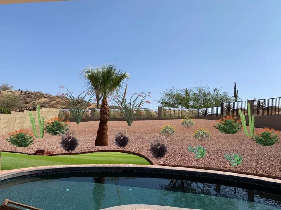 Trusted outdoor landscaping in Queen Creek, AZ by Incredible Landscape