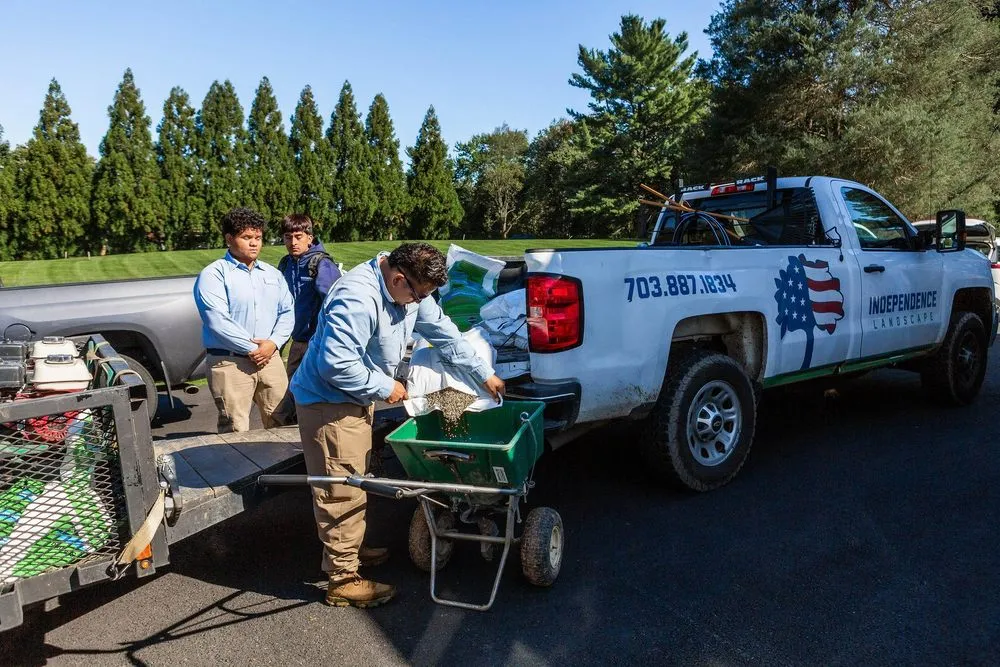 Top-rated lawn care service near you in Lorton, VA by Independence Landscape