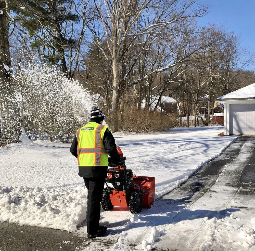 Local landscape installation in Marlborough, MA by Indian Hill Snow & Property Care