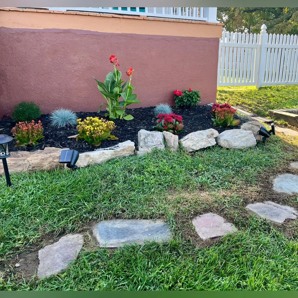 Local garden landscaping in Bellmawr, NJ by Indigo G Lawn Care