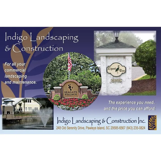 Affordable yard cleanup service with custom design across Pawleys Island, SC - Indigo Landscaping & Construction