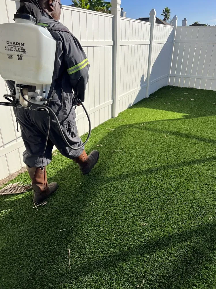 Affordable landscape installation in Jacksonville, FL by Industrial Cleaning & Sanitizing