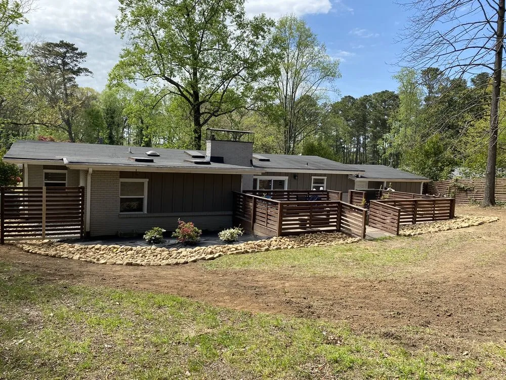 Custom lawn mowing service for beautiful yards in Atlanta, GA by Infantry Landscaping