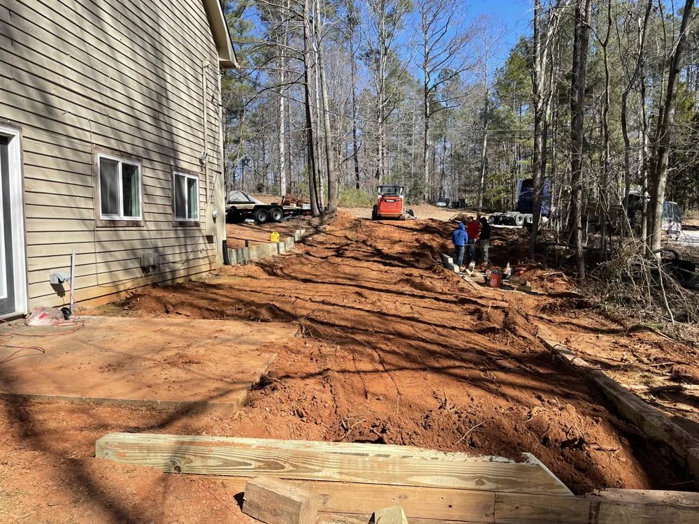 Professional yard cleanup service for outdoor upgrades in Atlanta, GA by Infantry Landscaping