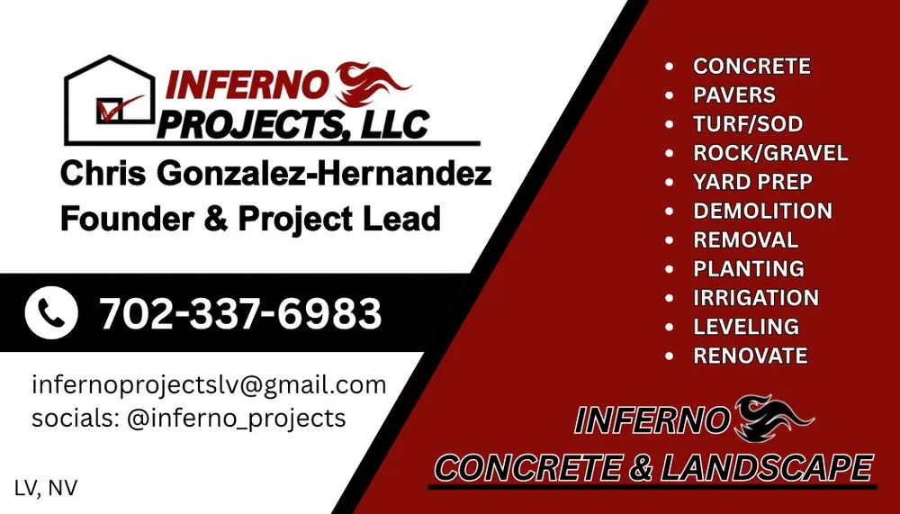 Reliable residential landscaping near you across Las Vegas, NV - Inferno Projects
