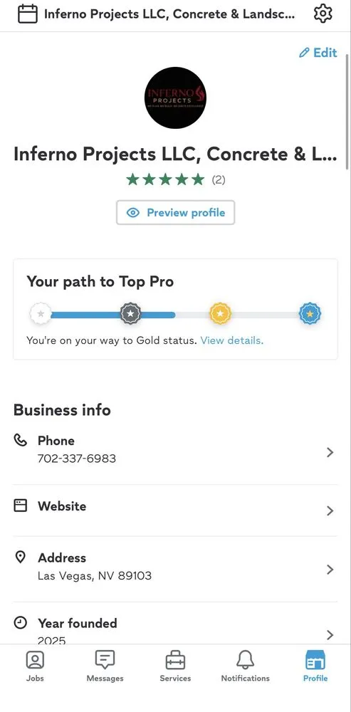 Affordable lawn mowing service in Las Vegas, NV by Inferno Projects