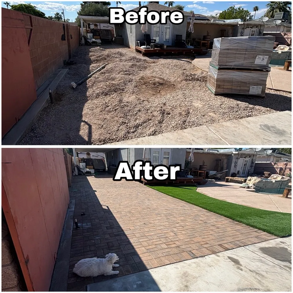 Reliable yard cleanup service for outdoor upgrades across Las Vegas, NV - Inferno Projects