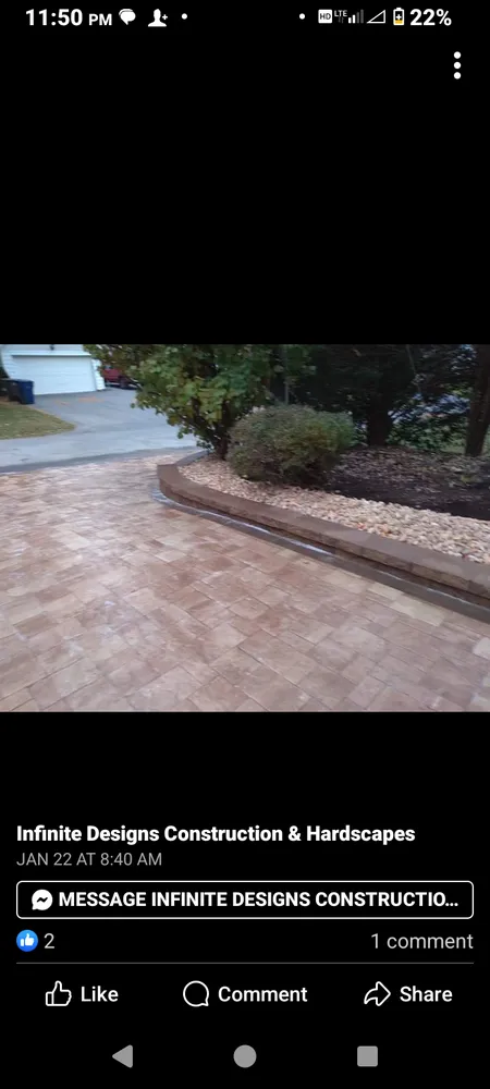 Professional landscape design in Allentown, PA by Infinite Designs Construction And Hardscapes