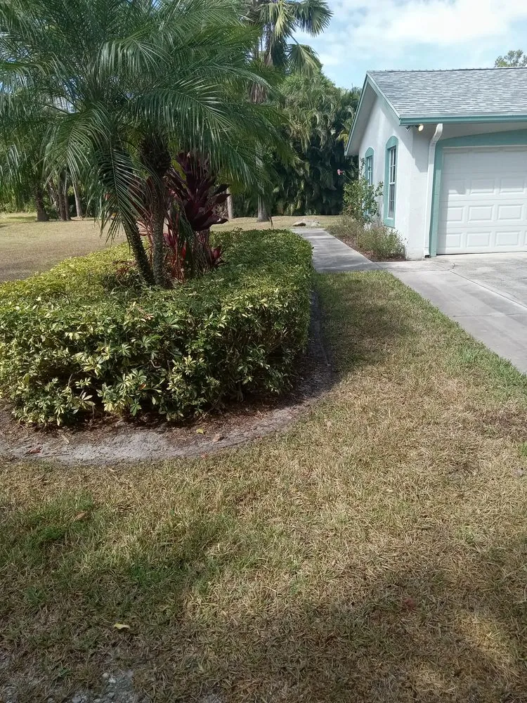 Local garden landscaping for homes in Royal Palm Beach, FL by Infinite Green Lawn Care Service