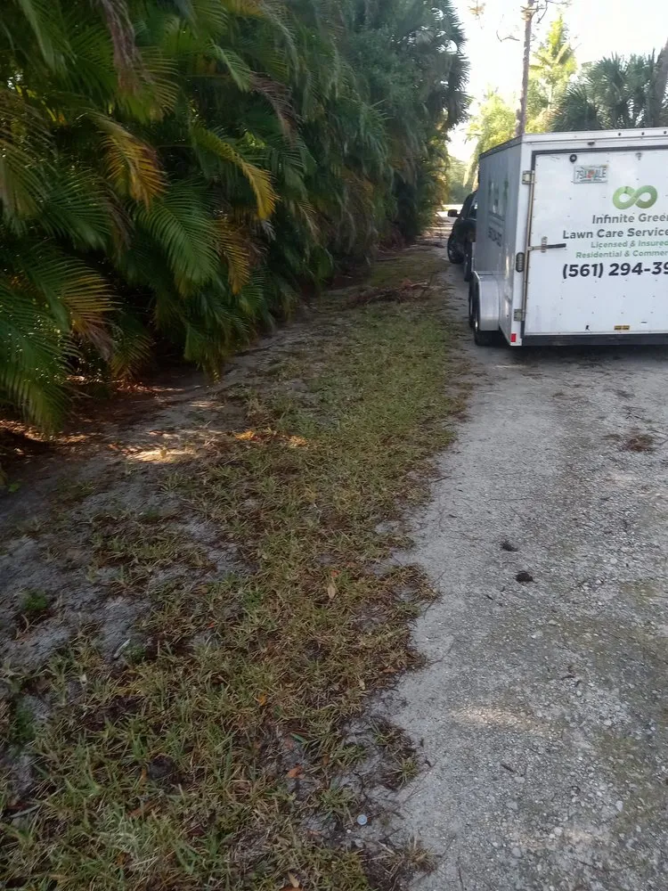 Professional residential landscaping in Royal Palm Beach, FL by Infinite Green Lawn Care Service