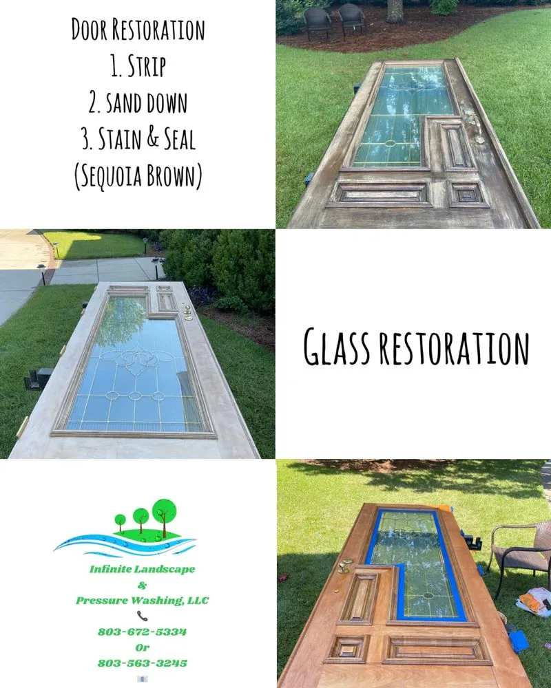 Top-rated yard cleanup service in Columbia, SC by Infinite Landscape & Pressure Washing