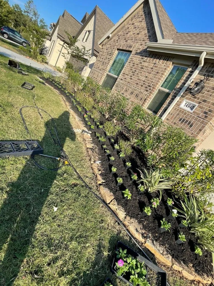 Reliable landscape installation in Austin, TX by Infinito Multi-Services