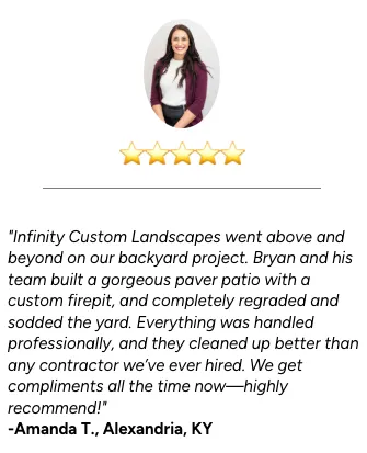 Custom lawn mowing service experts serving Alexandria, KY - Infinity Custom Landscapes