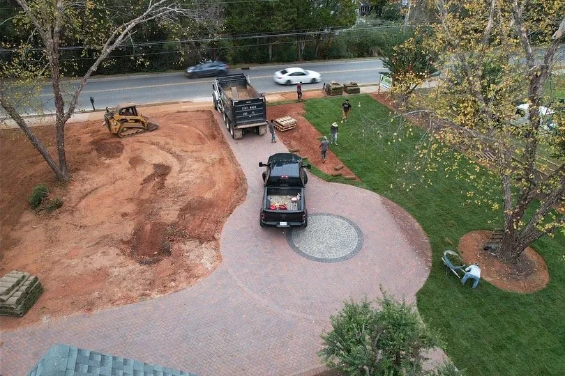 Expert garden landscaping with custom design in Mooresville, NC by Infinity Hardscaping