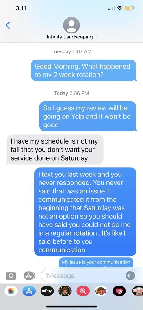 Professional yard maintenance in Marietta, GA - Infinity Landscaping