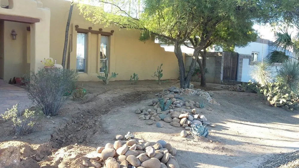 Professional lawn care service with custom design in Phoenix, AZ by Infinity Landscaping