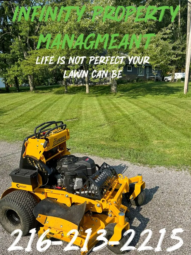 Expert yard maintenance with custom design in Brook Park, OH by Infinity Property Management