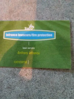 Infranca Lawncare Fire Protection Logo