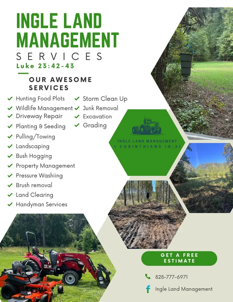 Trusted landscape design with custom design in Jonesville, SC by Ingle Land Management