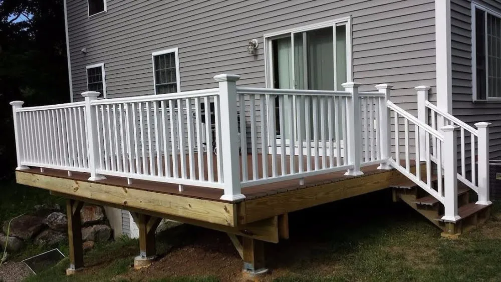 Professional garden landscaping with custom design in Bow, NH by Ingram's Landscaping & Construction