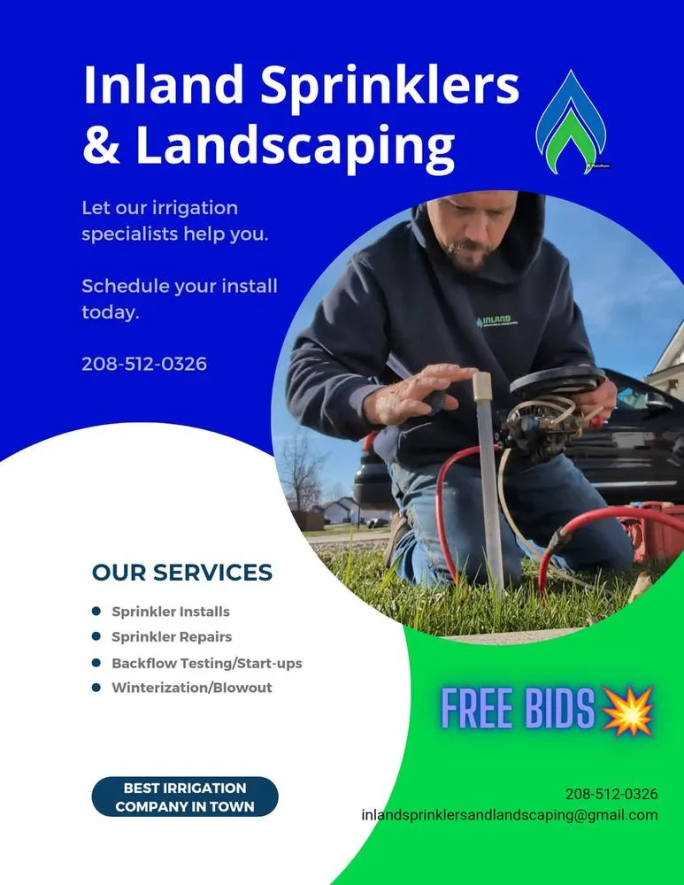 Local lawn mowing service in Hayden, ID by Inland Sprinklers & Landscaping