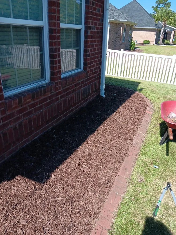 Custom residential landscaping in Myrtle Beach, SC by Inlet Yard Guys