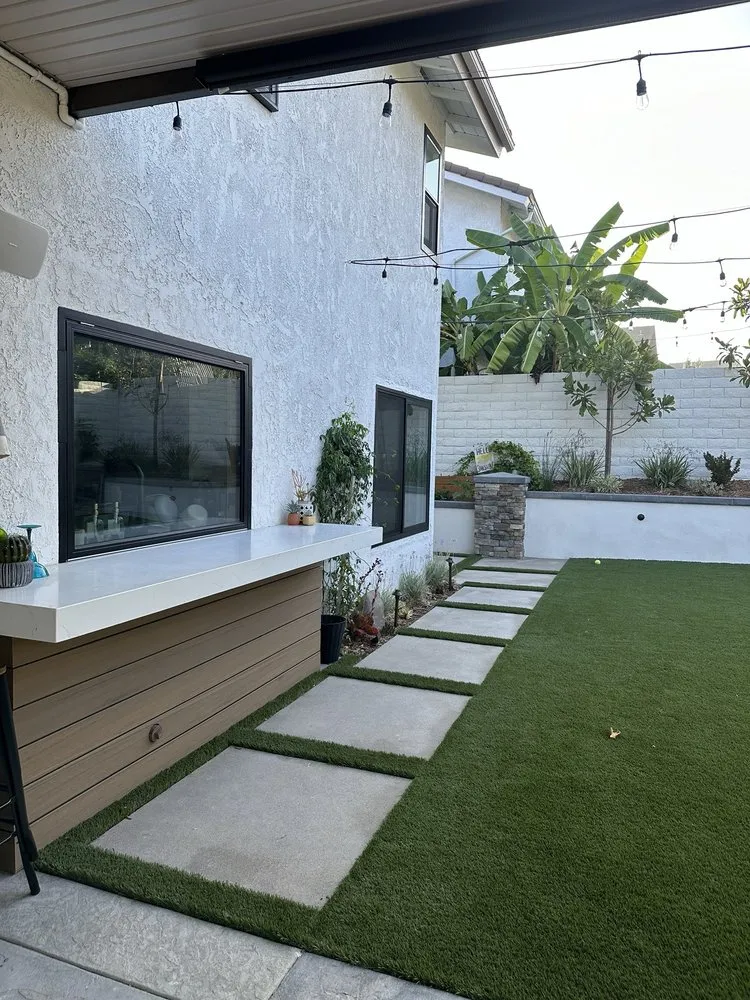 Local garden landscaping for year-round maintenance in Santa Ana, CA by Innovation Concrete