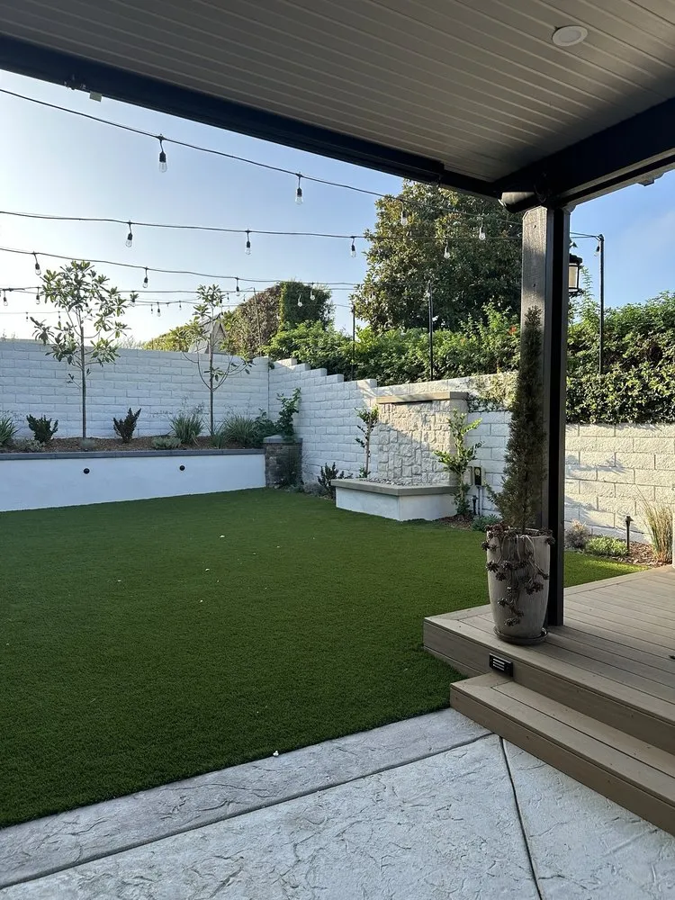 Professional outdoor landscaping for year-round maintenance in Santa Ana, CA by Innovation Concrete