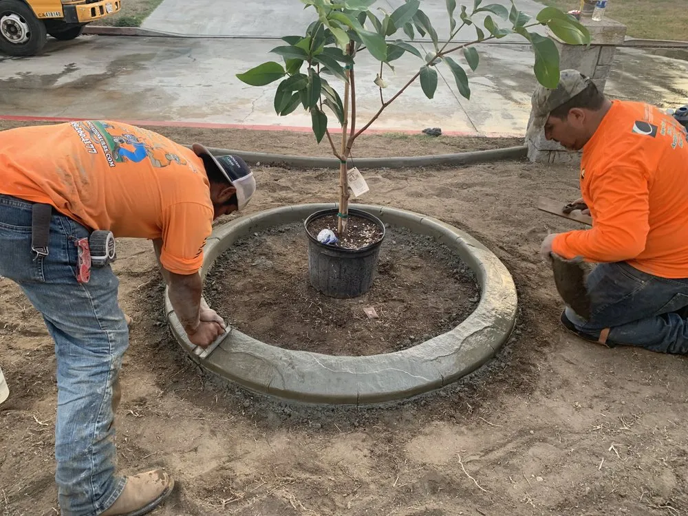 Custom landscape installation in Jurupa Valley, CA - Innovation Kurbs Landscape Designs