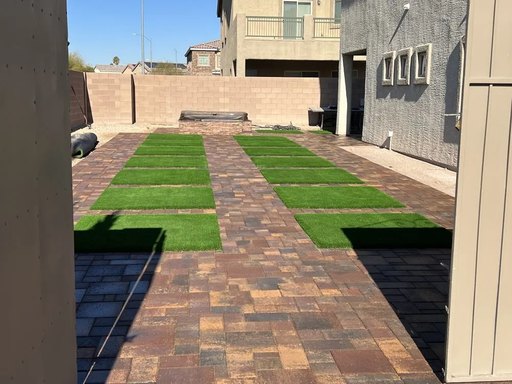 Professional landscaping services for residential properties in North Las Vegas, NV by Innovation landscape
