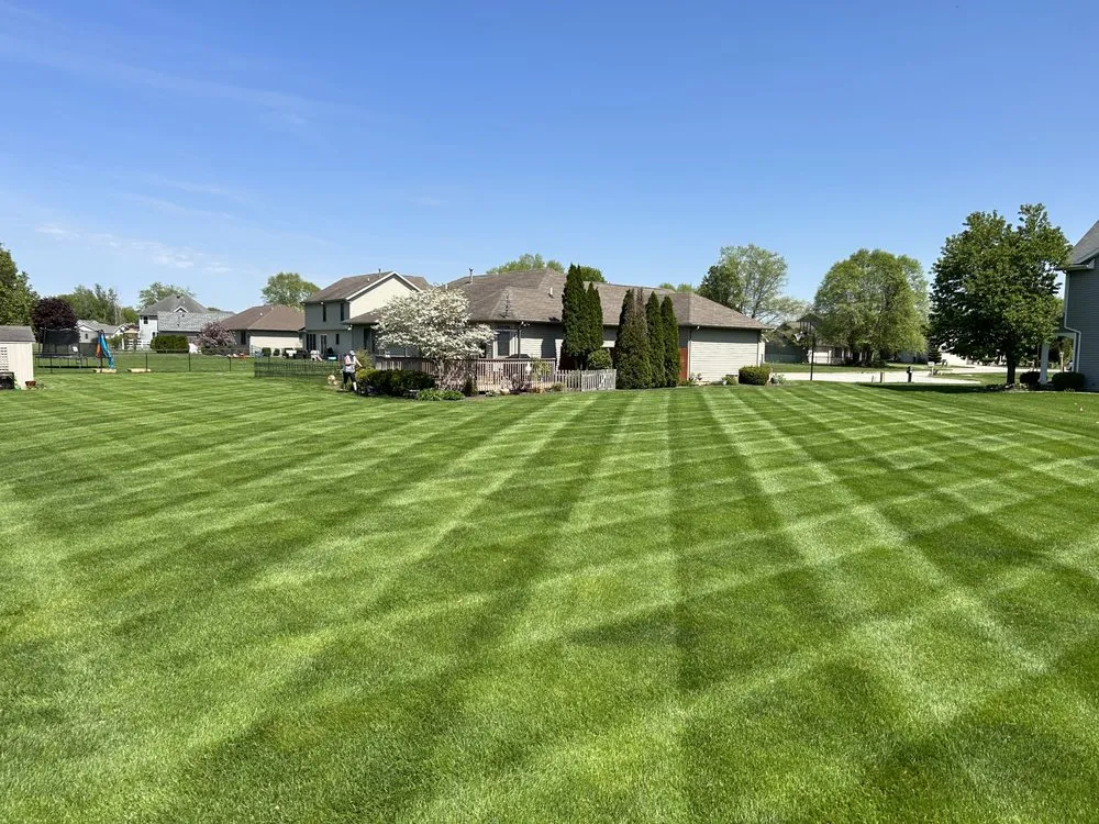 Custom landscape installation for outdoor upgrades in Mishawaka, IN by Innovation Lawn & Landscape