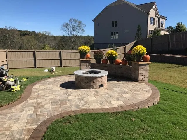 Custom landscape installation near you in Suwanee, GA by Innovations Landscape Group