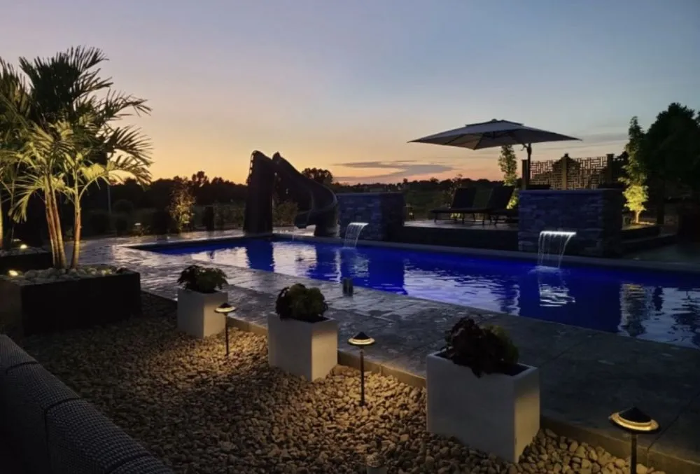 Custom garden landscaping for homes in Chagrin Falls, OH by Innovative Earthworks & Design