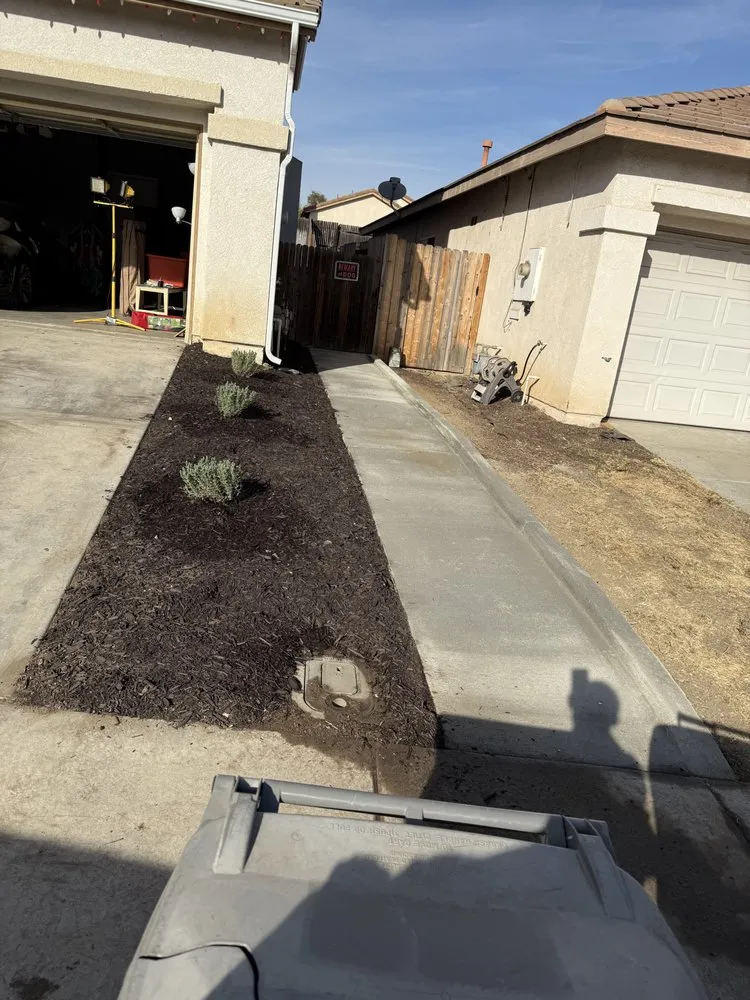 Custom landscape installation in San Jacinto, CA by Innovative Growth Landscape