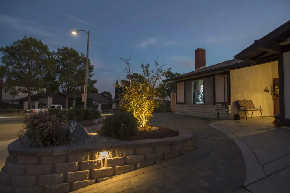 Custom garden landscaping for year-round maintenance in San Marcos, CA by Innovative Landscapes