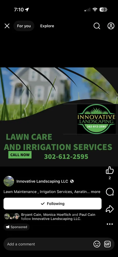 Professional landscape design experts serving Camden, DE - Innovative Landscaping