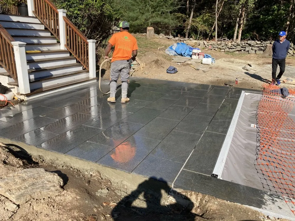 Custom residential landscaping for residential properties in Bridgeport, CT by Innovative Landscaping Services