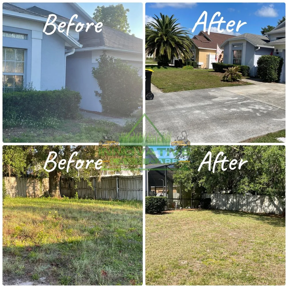 Custom residential landscaping with custom design in Lakeland, FL by Innovative Lawn Care