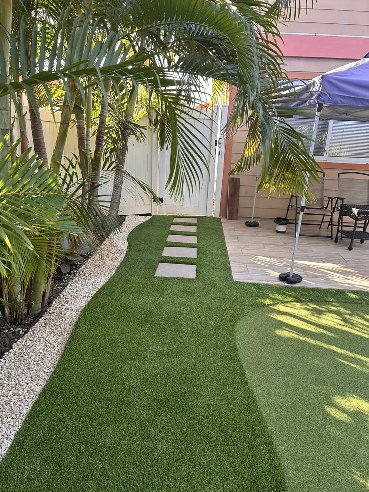 Local landscape installation in Ewa Beach, HI - Innovative Turf Solutions
