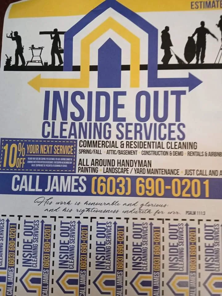 Professional garden landscaping in Manchester, NH by Inside Out Cleaning Services