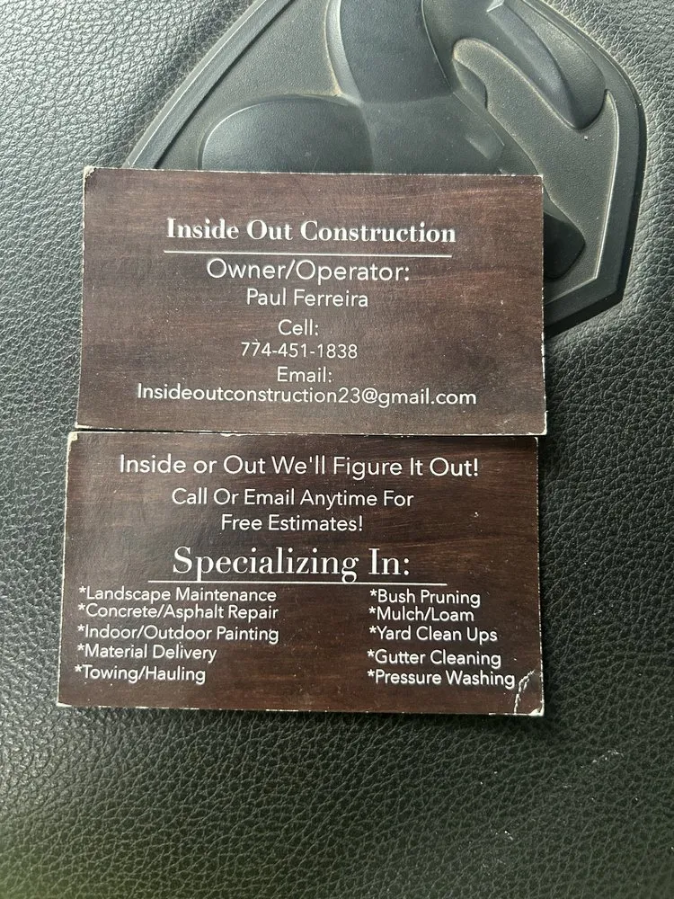 Local yard cleanup service for homes in Somerset, MA by Inside Out Construction