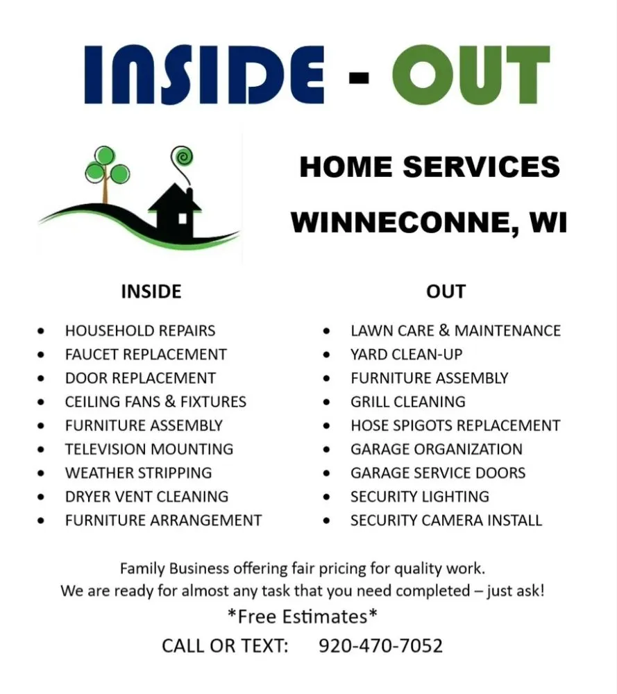 Affordable landscaping services in Winneconne, WI - Inside Out Home Services