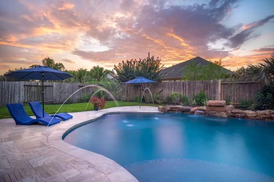 Custom residential landscaping in Richmond, TX - InsideOut Environments